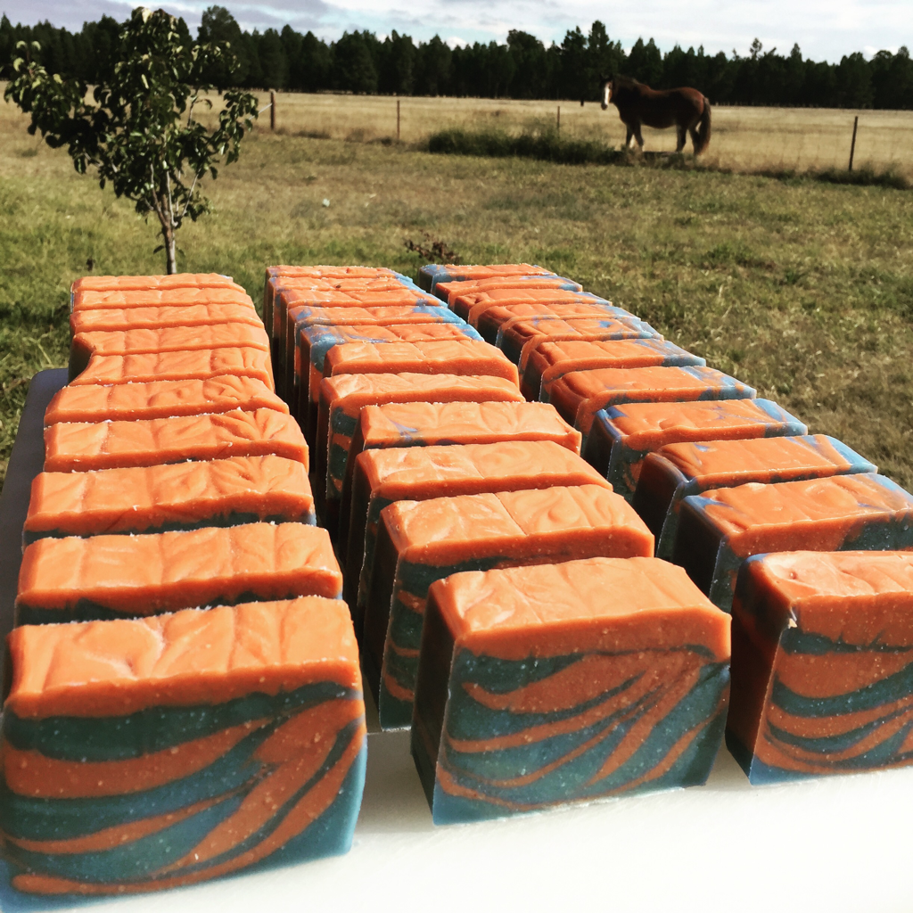 Orange and Patchouli Goats Milk Soap
